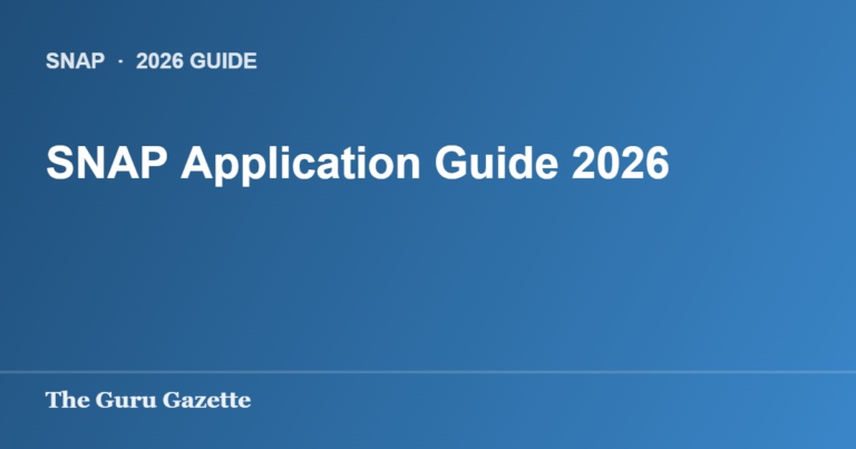 SNAP Application Guide 2026 — The Guru Gazette