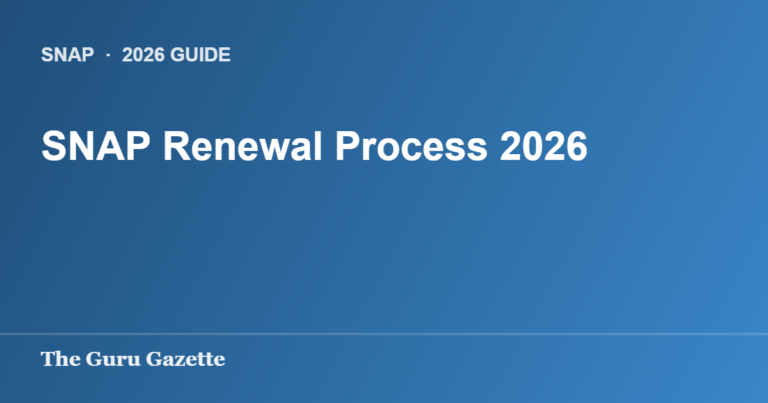 SNAP Renewal Process 2026 — The Guru Gazette