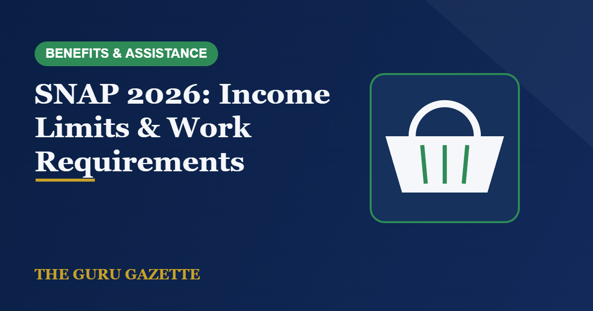 SNAP 2026: Income Limits & Work Requirements