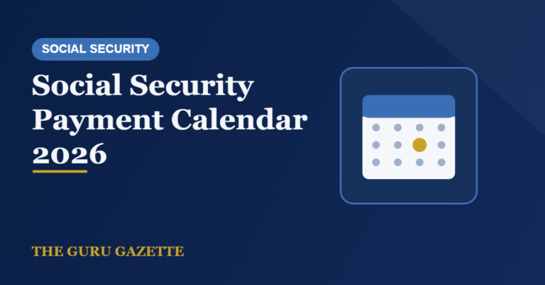 Social Security Payment Calendar 2026