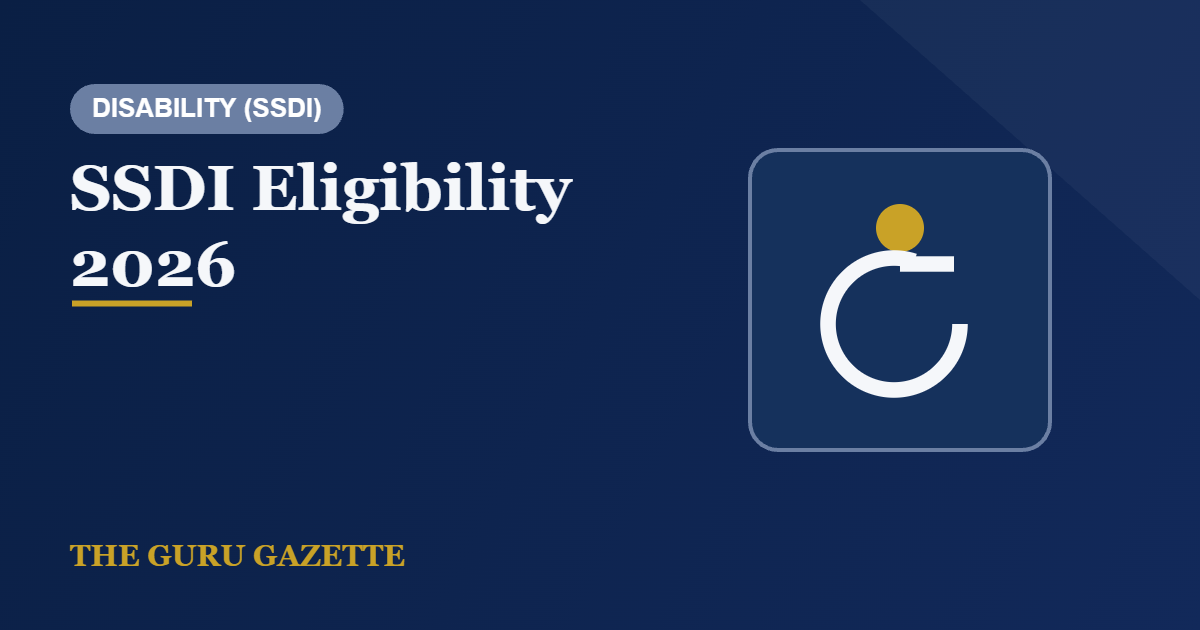 SSDI Eligibility 2026
