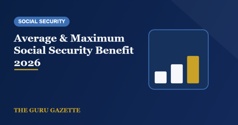 Average & Maximum Social Security Benefit 2026