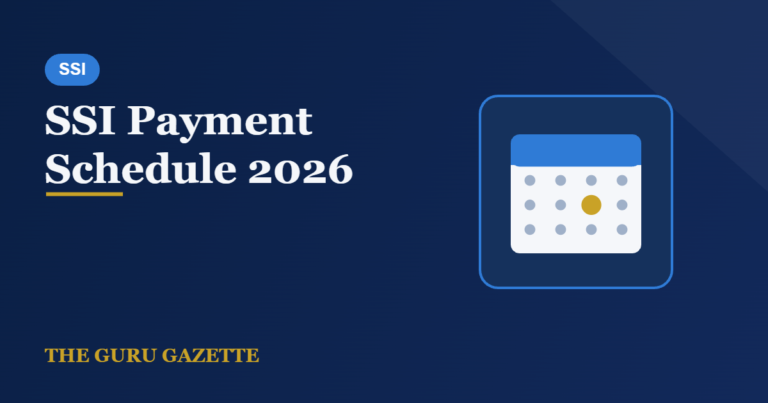 SSI Payment Schedule 2026