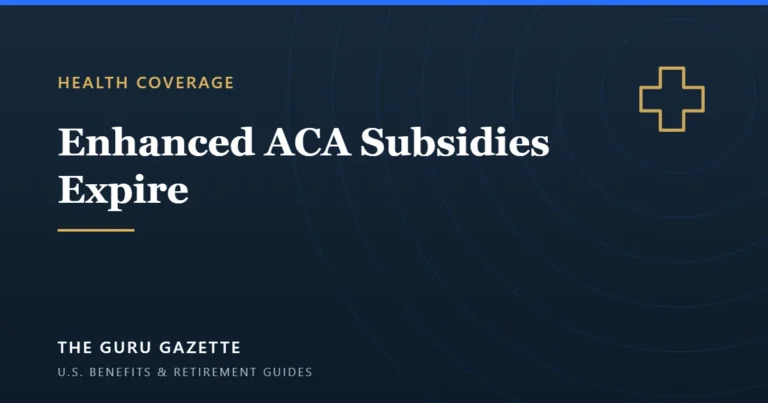 Enhanced ACA Subsidies Expired After 2025: What Changes for 2026 Coverage — The Guru Gazette guide cover.