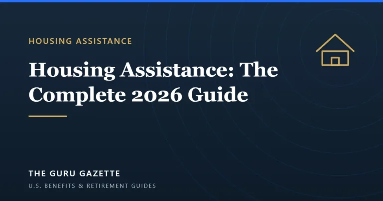 Cover graphic for The Guru Gazette complete 2026 guide to U.S. housing assistance.