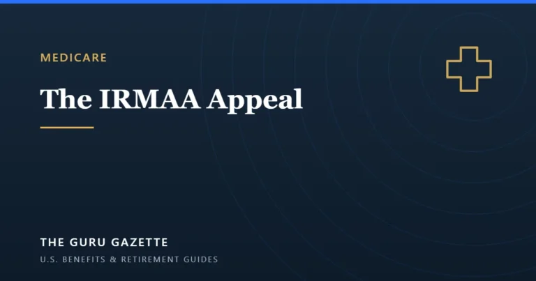 Lower Your Medicare Premium After Your Income Drops: The IRMAA Appeal (Form SSA-44) — The Guru Gazette guide cover.