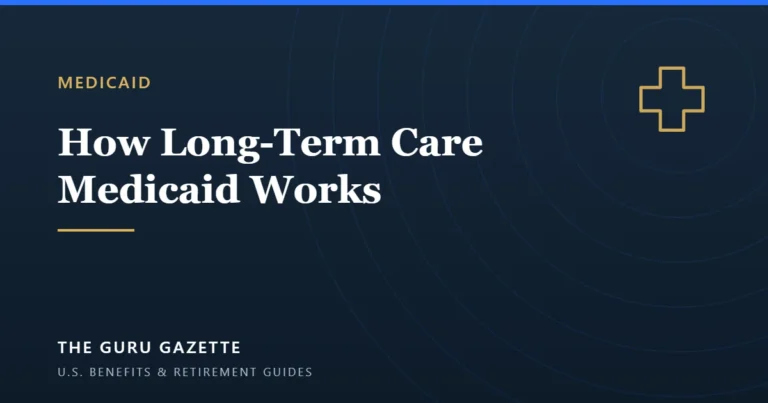 Medicaid for Nursing Home & Long-Term Care: How Eligibility Really Works — The Guru Gazette guide cover.